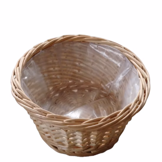 Günstiger Haushalts-Aufbewahrungskorb aus gewebtem Weidengeflecht